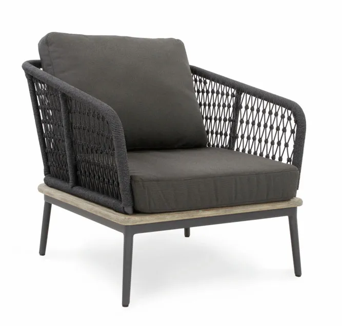 Gartenstuhl NIEHOFF �Freeport Loungesessel� Aluminiumsessel mit Kissen
